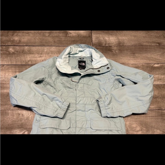 The North Face Baby Blue Hyvent Snowboarding Skiing Womens Coat Jacket Size S/P - Picture 2 of 10
